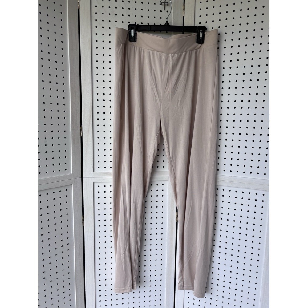NWT Esmara Tencel‎ Premium Pants Lounge Comfort Pull On Women's Lg 12/14 Beige